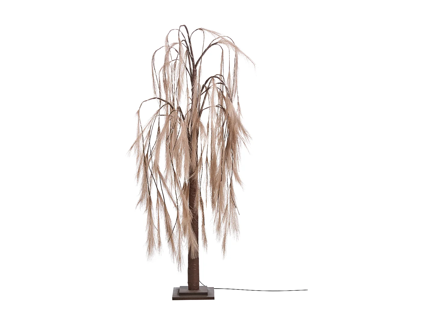 Décoration extérieure LED KOPASKER Arbre 160 cm Beige