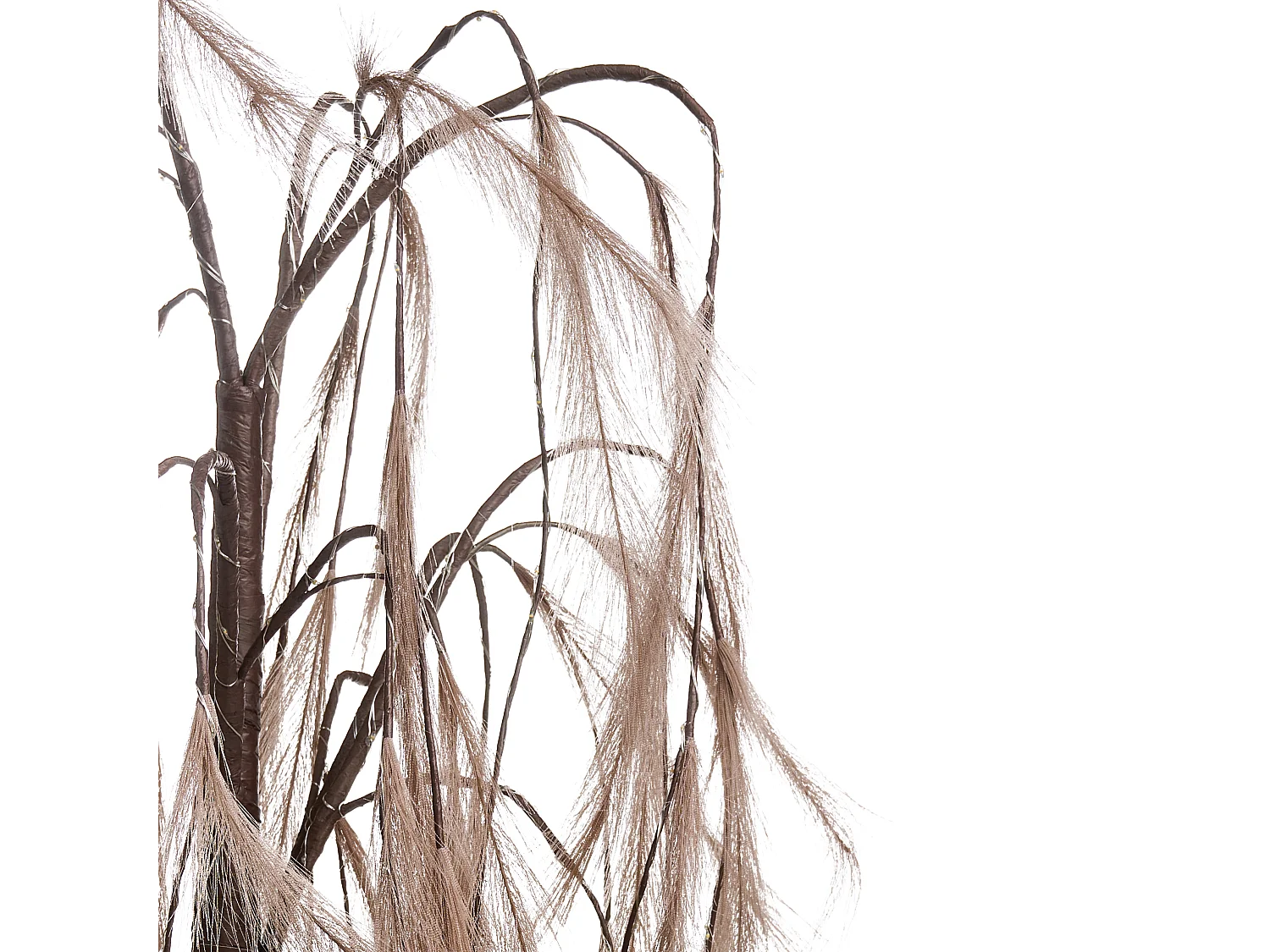 Décoration extérieure LED KOPASKER Arbre 160 cm Beige