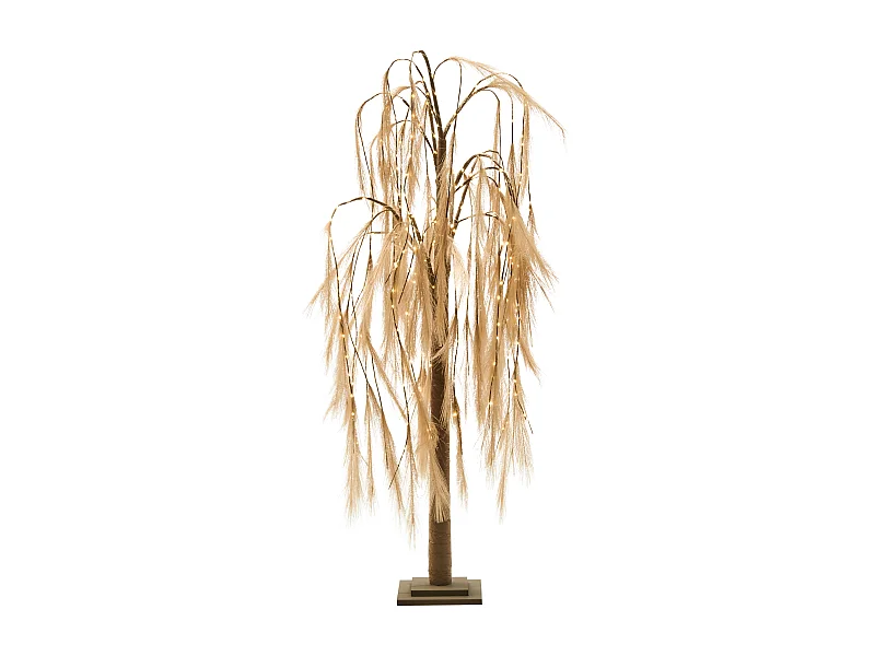 Décoration extérieure LED KOPASKER Arbre 160 cm Beige