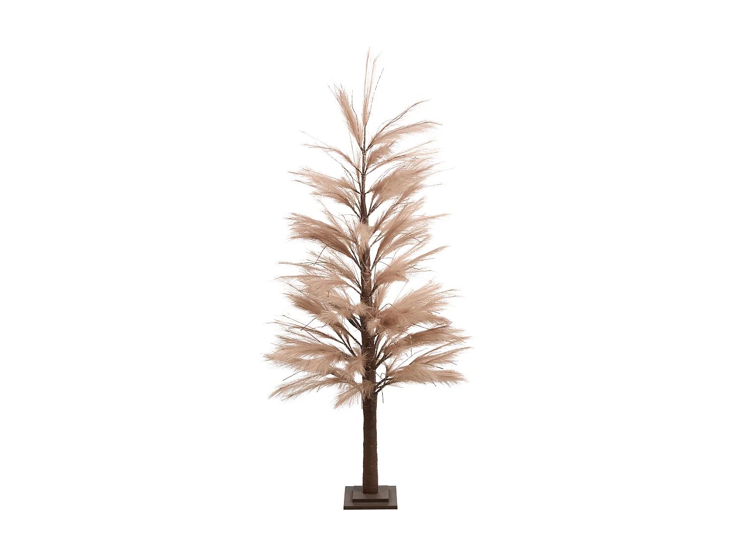 Décoration extérieure LED HAUGANES Arbre de Noël 190 cm Beige