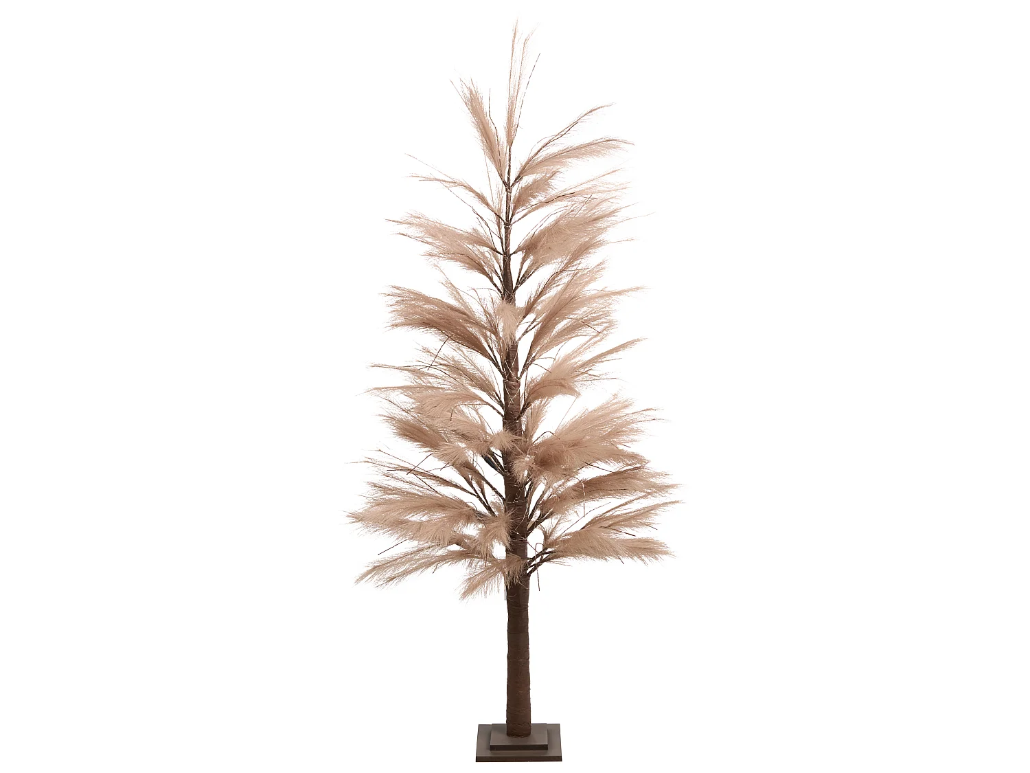 Décoration extérieure LED HAUGANES Arbre de Noël 190 cm Beige