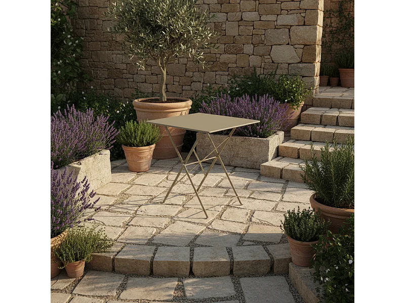 Tavolo quadrato pieghevole BISTROT - Talpa