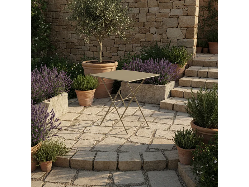 Tavolo quadrato pieghevole BISTROT - Talpa