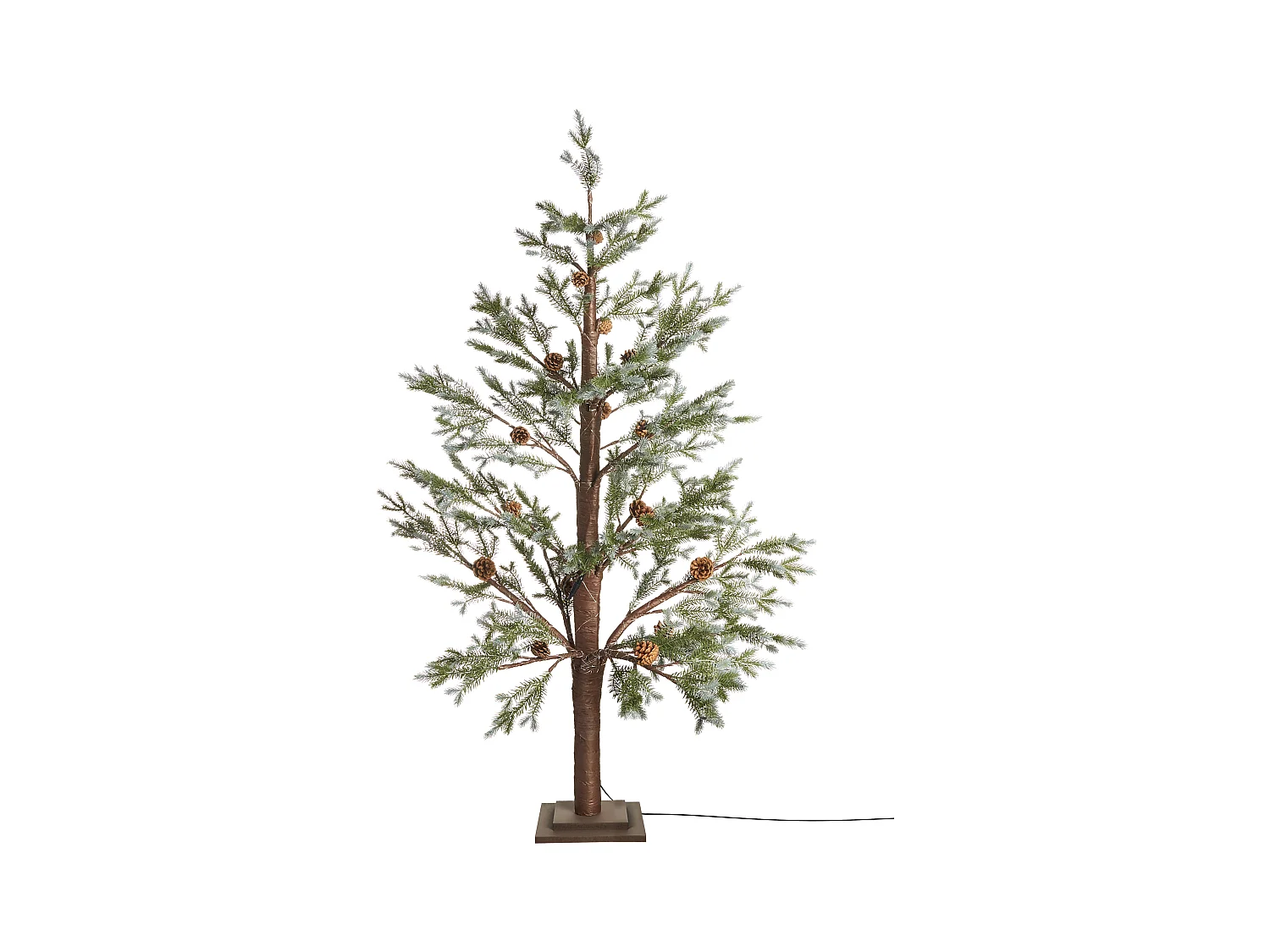 Décoration extérieure LED LAUGARAS Arbre de Noël 150 cm Vert