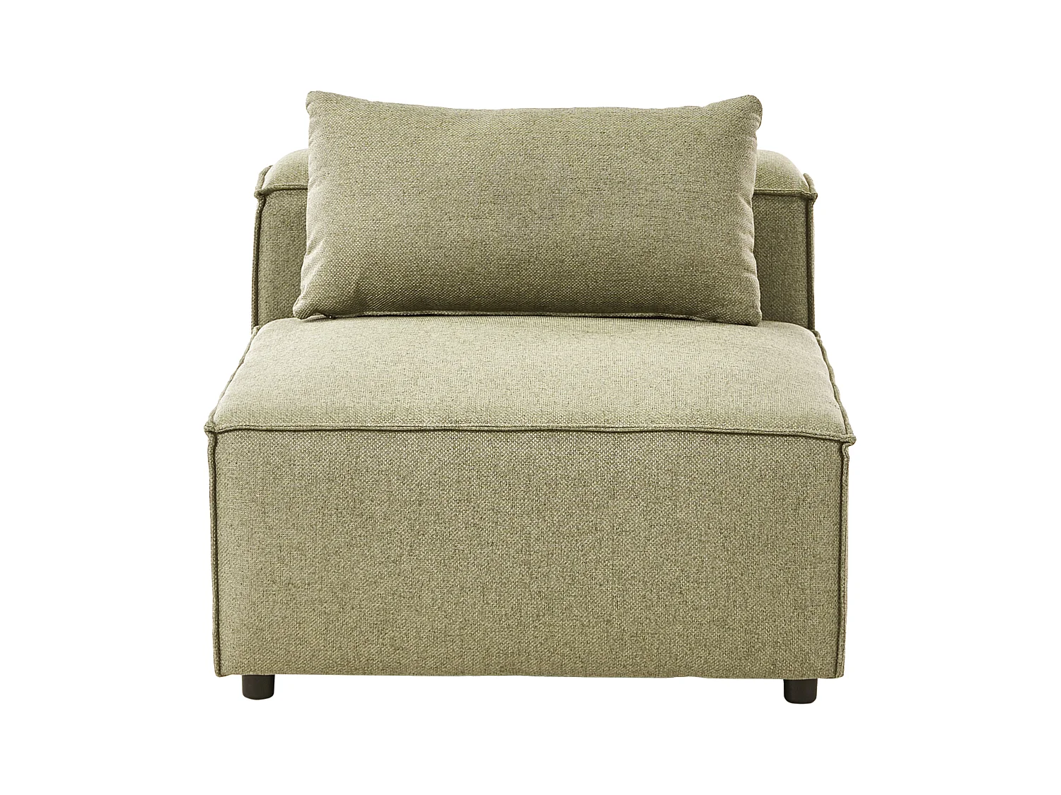 Module fauteuil BRANDE Tissu Vert clair