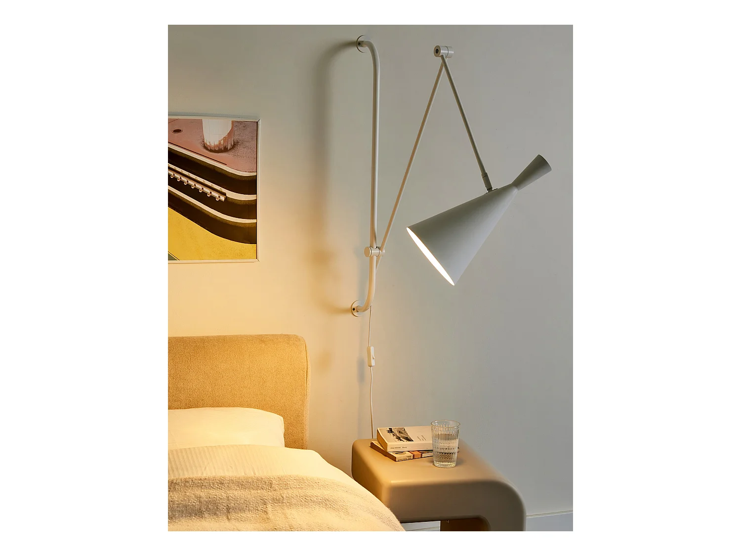 Lampe murale MARISA Réglable Métal Blanc