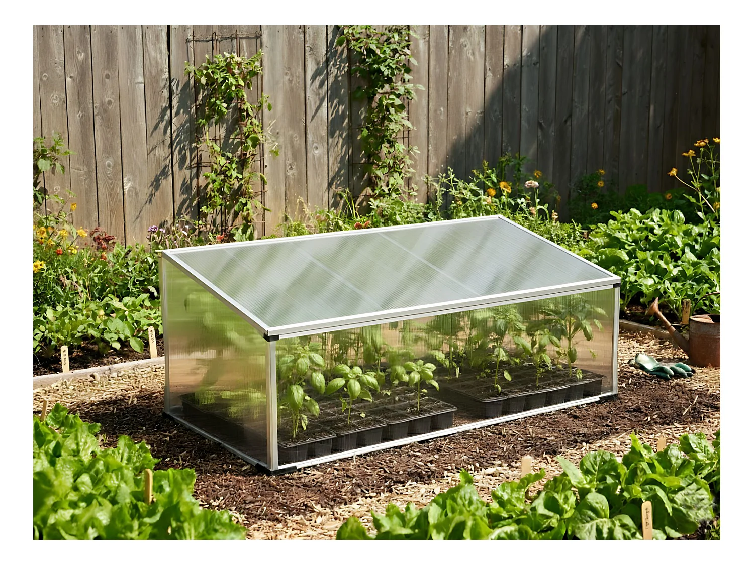 Serre de jardin CARFIZZI Argenté 60 cm