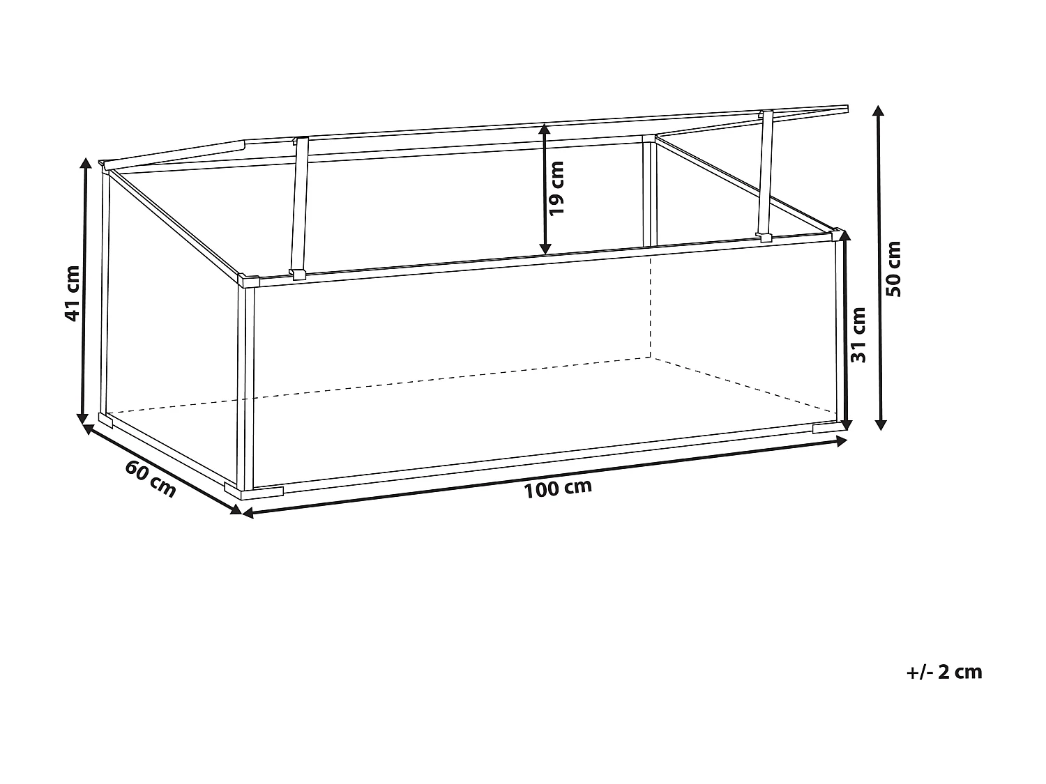 Serre de jardin CARFIZZI Argenté 60 cm
