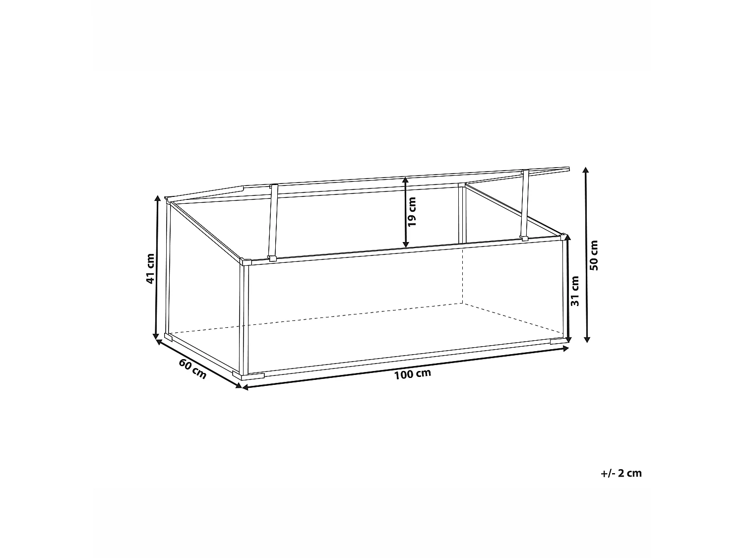 Serre de jardin CARFIZZI Argenté 60 cm