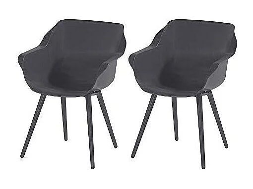 Set di 2 Sedie SOPHIE Studio Armchair HARTMAN - Antracite