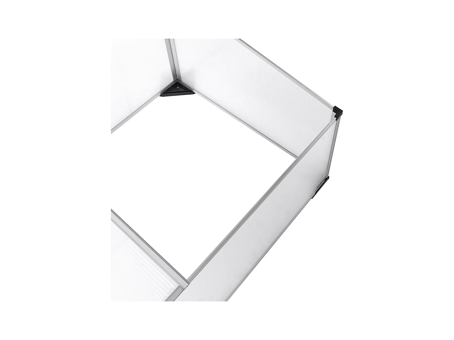 Serre de jardin SERIFOS Argenté 61 cm