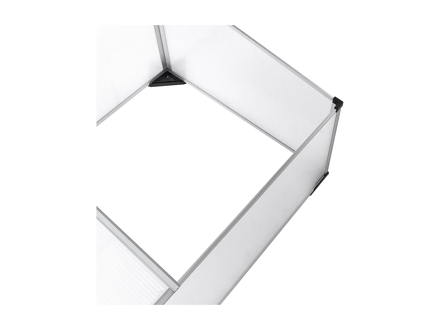 Serre de jardin SERIFOS Argenté 60 cm