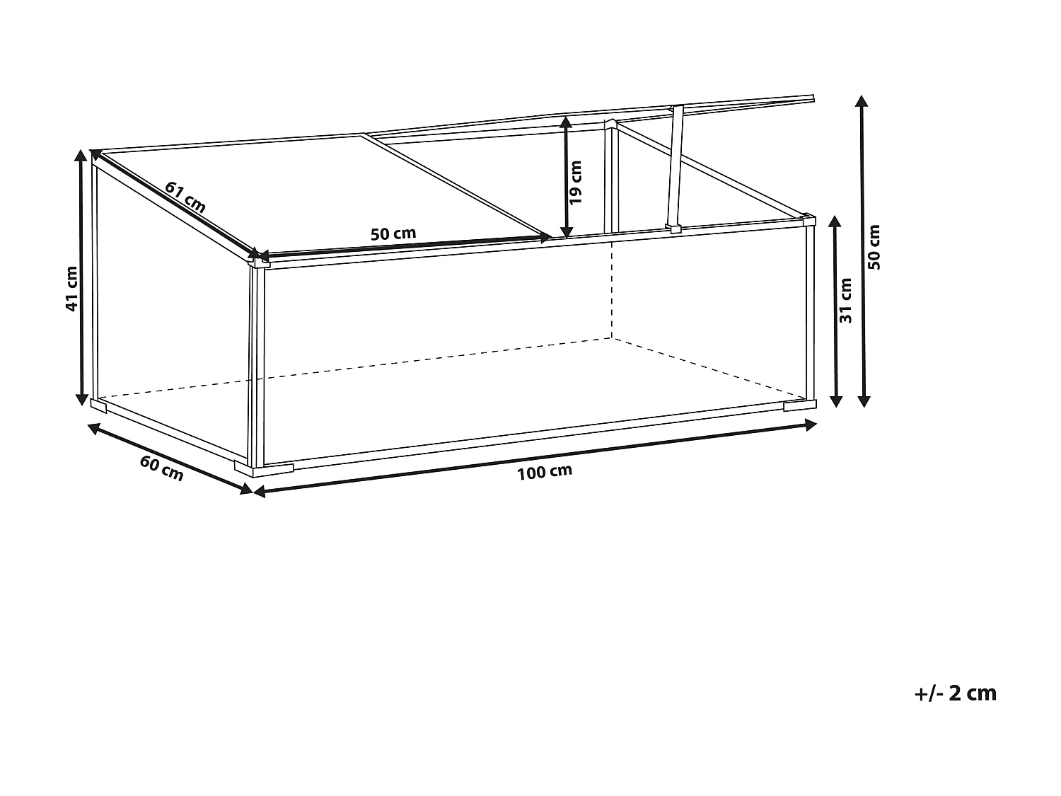 Serre de jardin SERIFOS Argenté 60 cm
