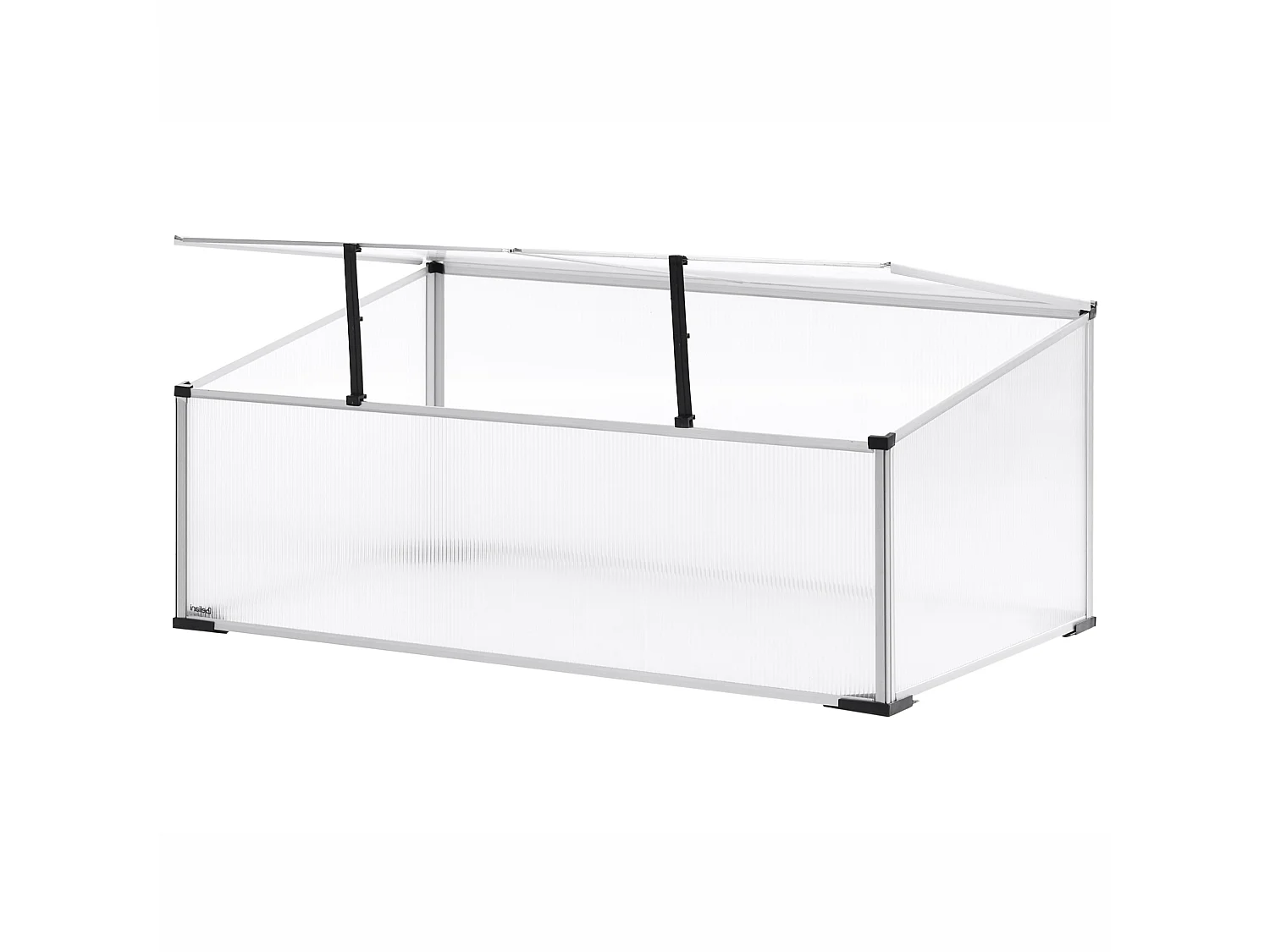 Serre de jardin SERIFOS 100 cm 60 cm Argenté