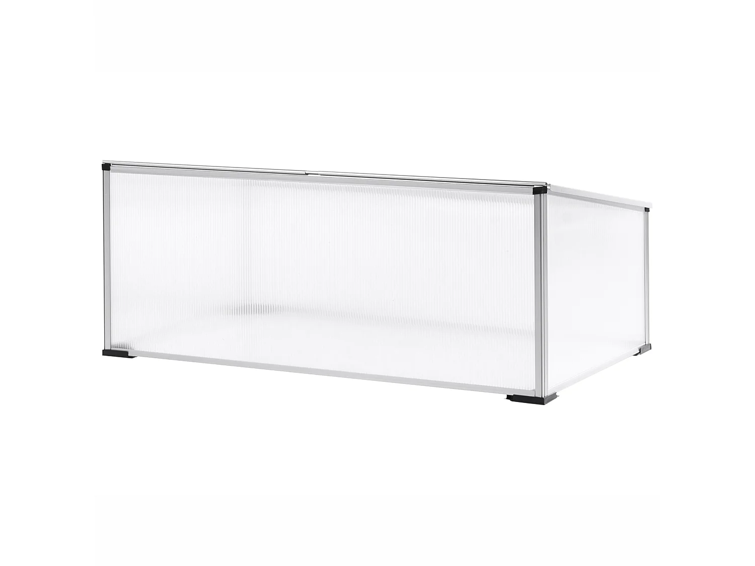 Serre de jardin SERIFOS 100 cm 60 cm Argenté