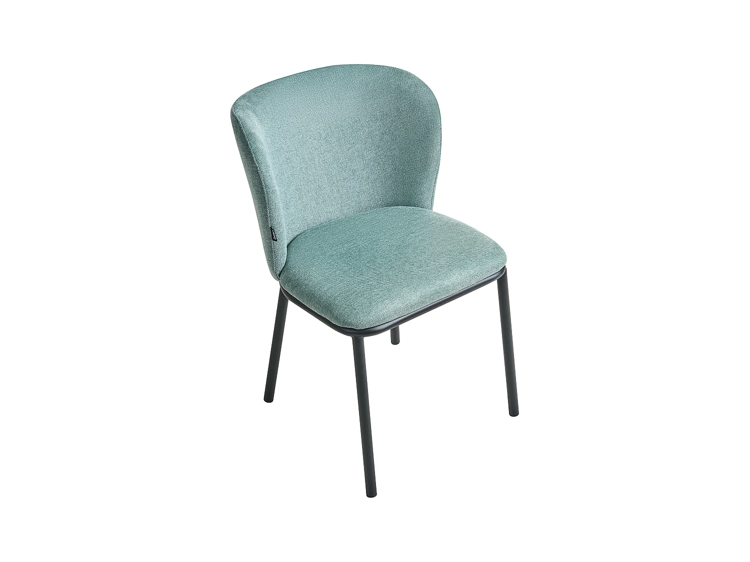 Lot de 2 chaises de salle à manger ARTESIA Tissu Vert menthe
