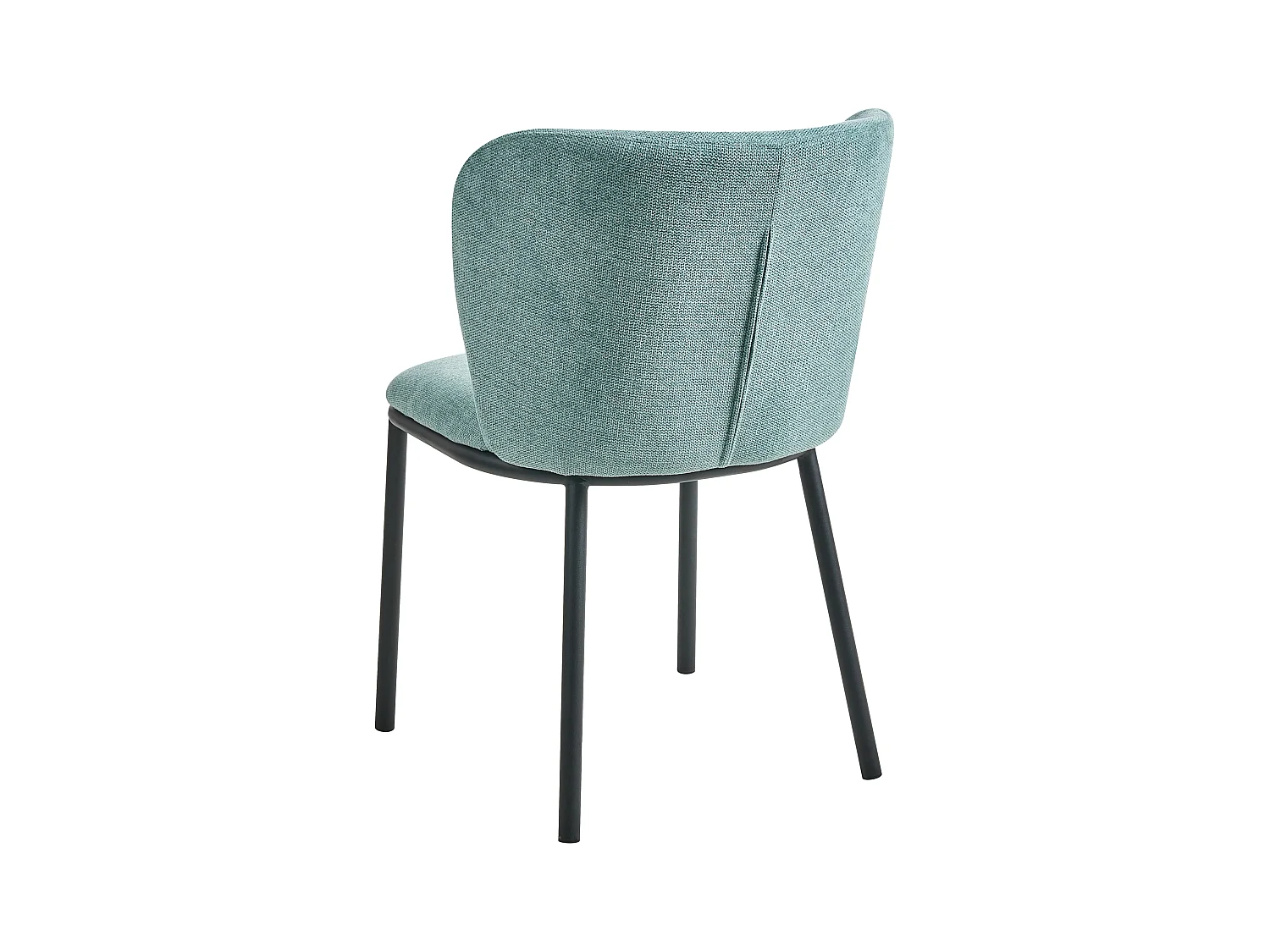 Lot de 2 chaises de salle à manger ARTESIA Tissu Vert menthe