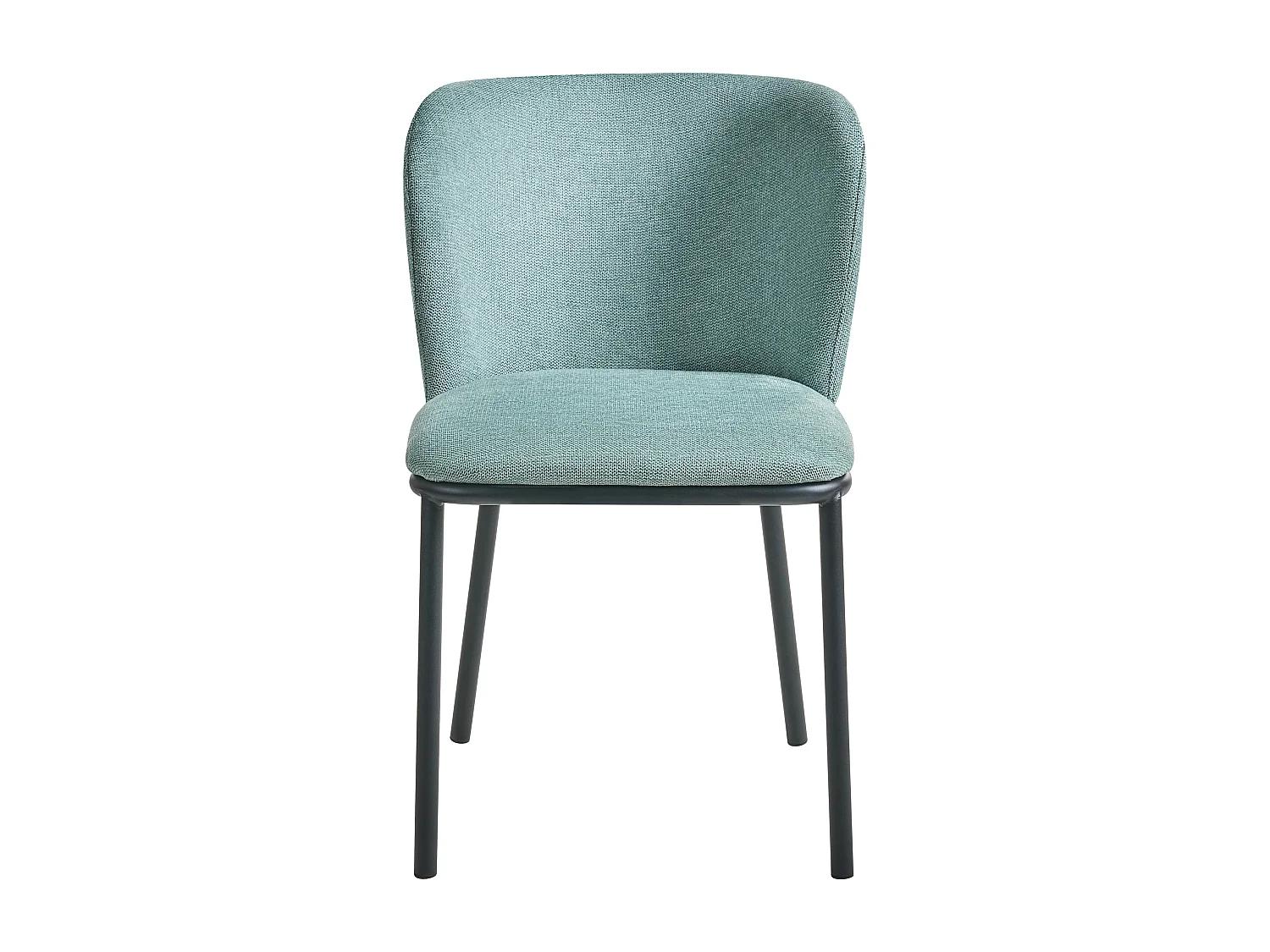 Lot de 2 chaises de salle à manger ARTESIA Tissu Vert menthe