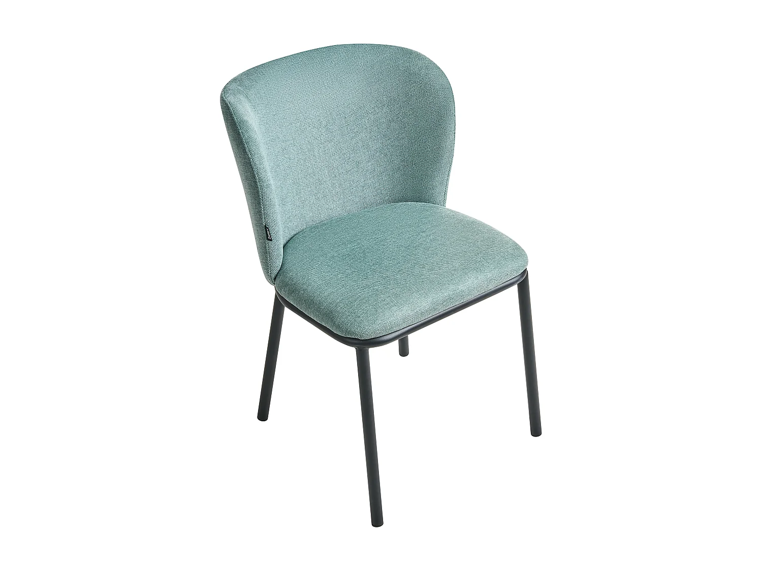 Lot de 2 chaises de salle à manger ARTESIA Tissu Vert menthe