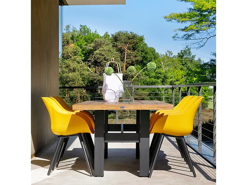 Set di 2 Sedie SOPHIE Element Organic HARTMAN - Giallo