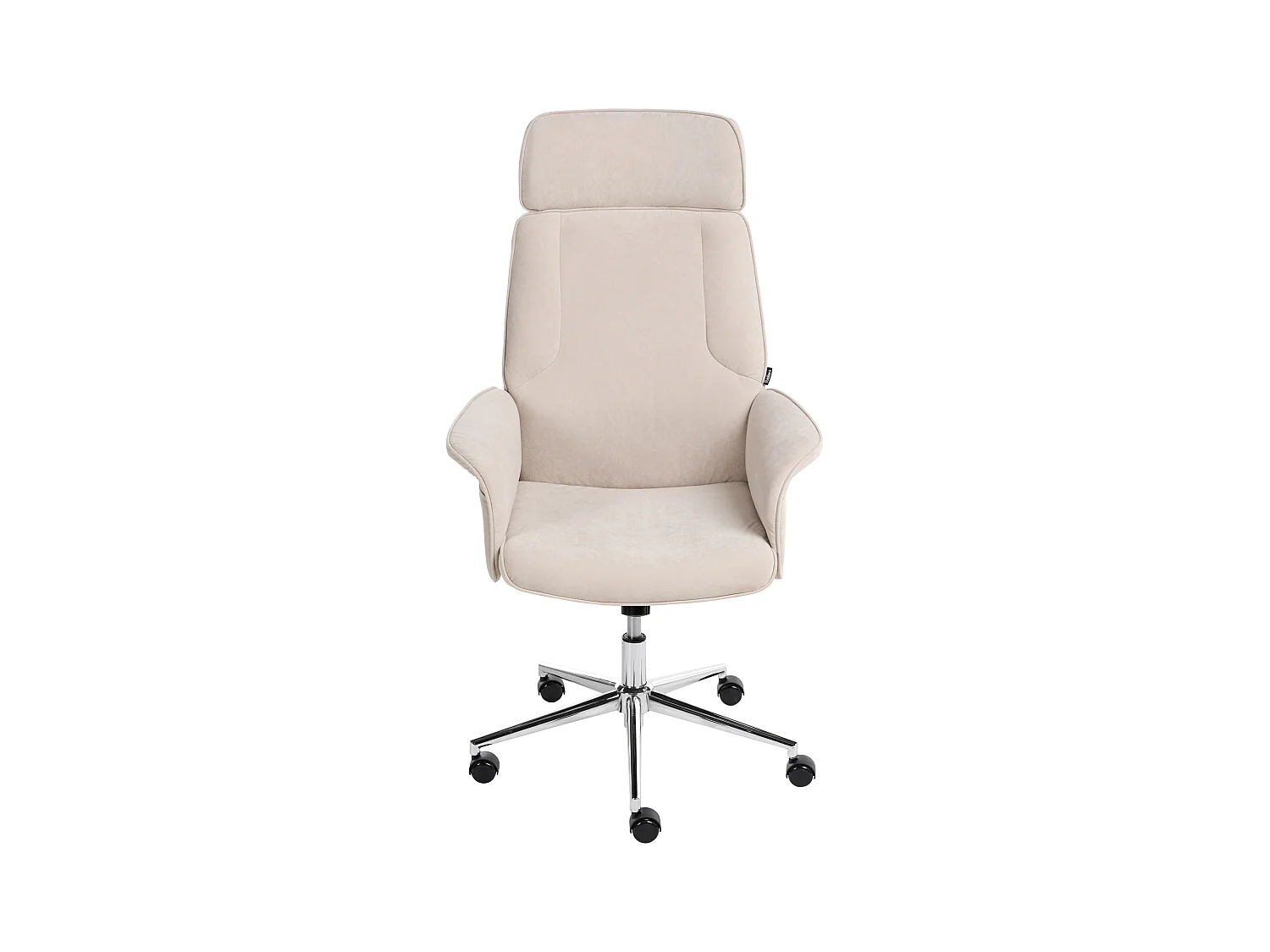 Chaise de bureau PILOT Velours Beige clair
