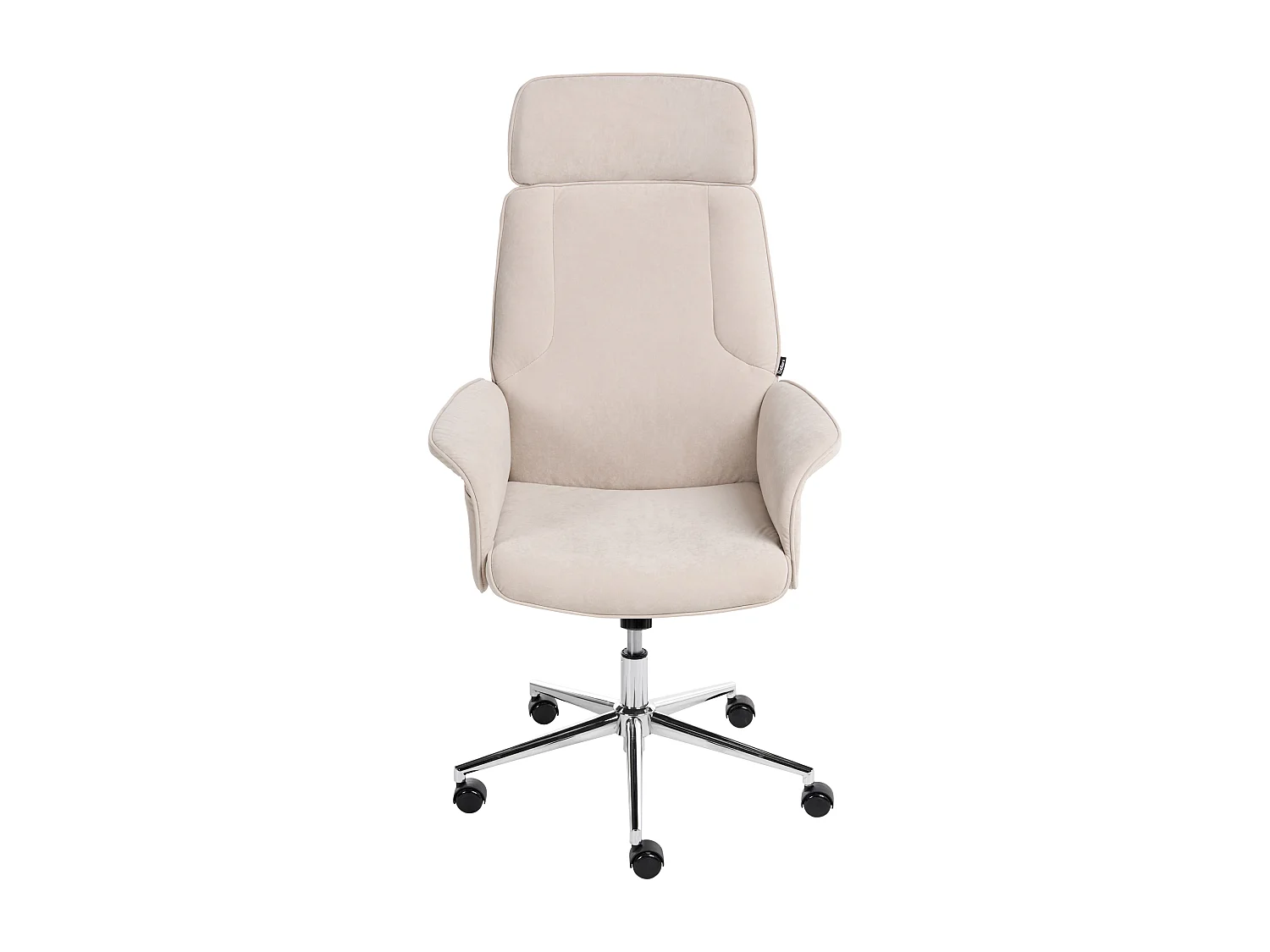 Chaise de bureau PILOT Velours Beige clair