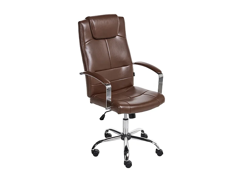 Fauteuil de bureau WINNER Cuir PU Marron
