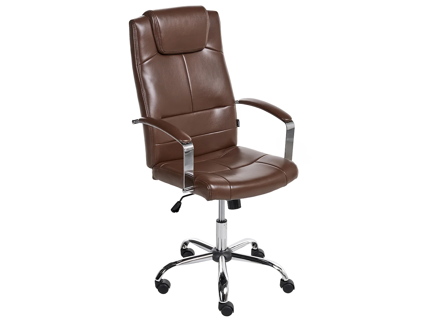 Executive Chair WINNER Faux Leather Brown