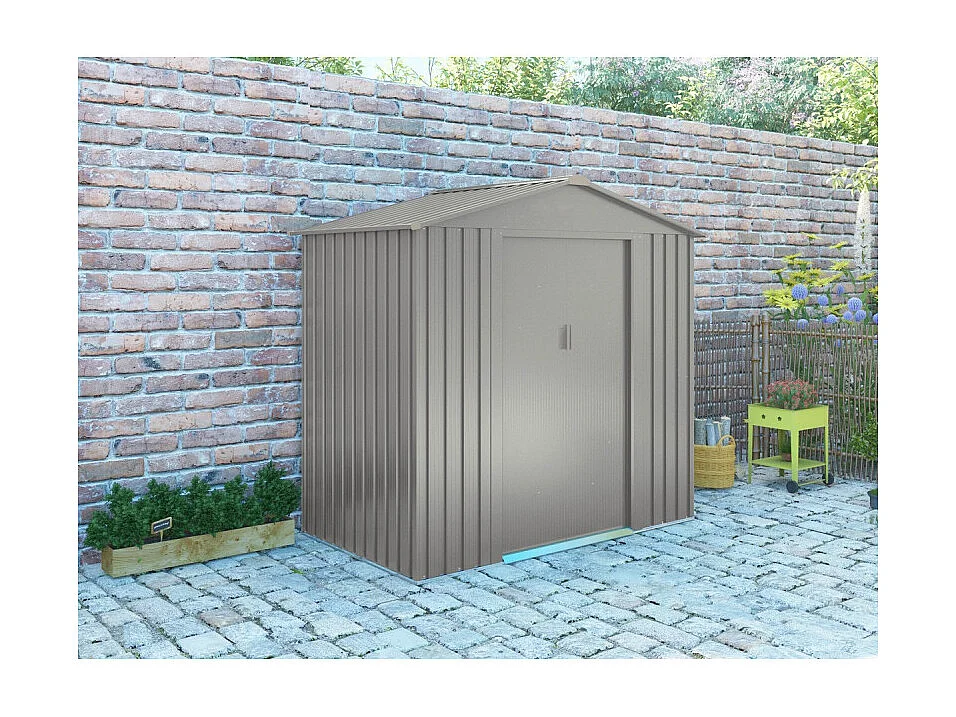 Casetta da giardino in metallo – MJ 6 x 4 - 2,43 m² - Antracite