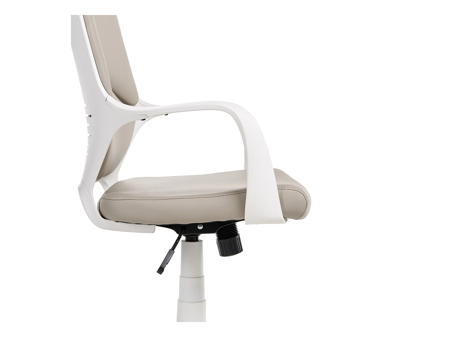 Chaise de bureau DELIGHT Cuir PU Taupe