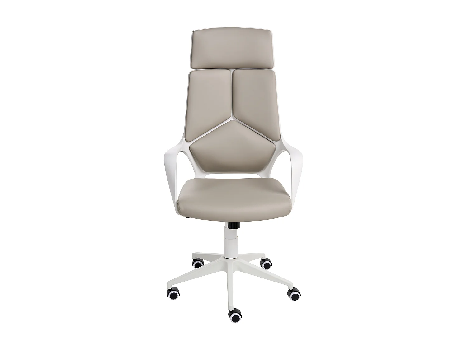 Chaise de bureau DELIGHT II Cuir PU Taupe