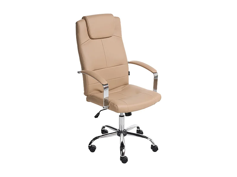 Fauteuil de bureau WINNER Cuir PU Beige sable