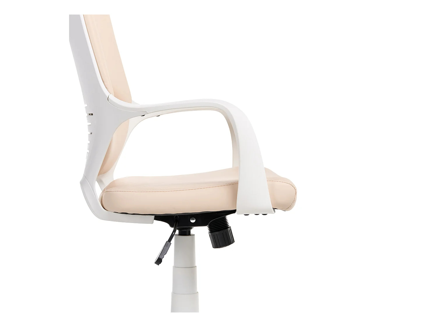 Chaise de bureau DELIGHT Cuir PU Beige clair