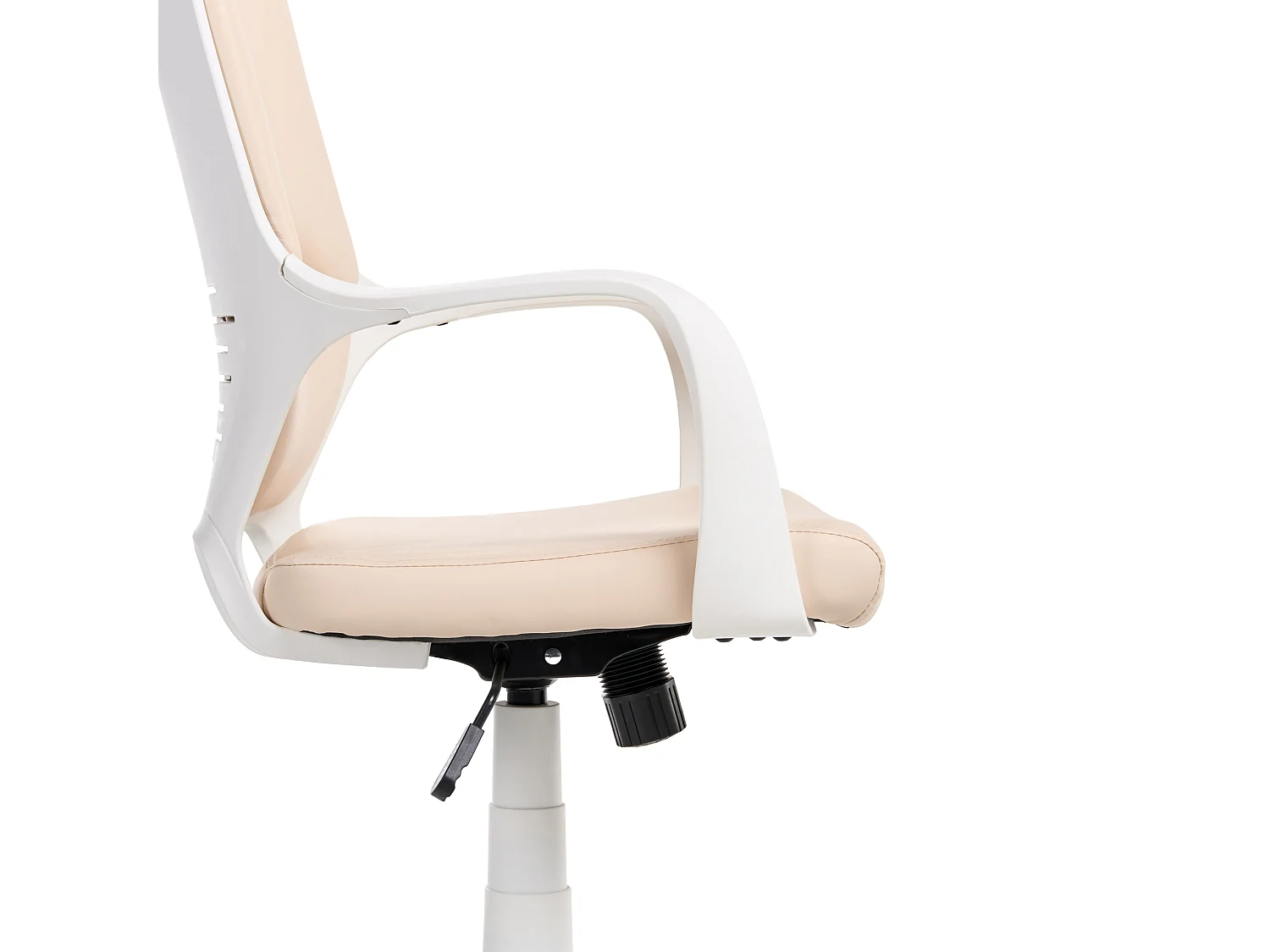 Chaise de bureau DELIGHT Cuir PU Beige clair