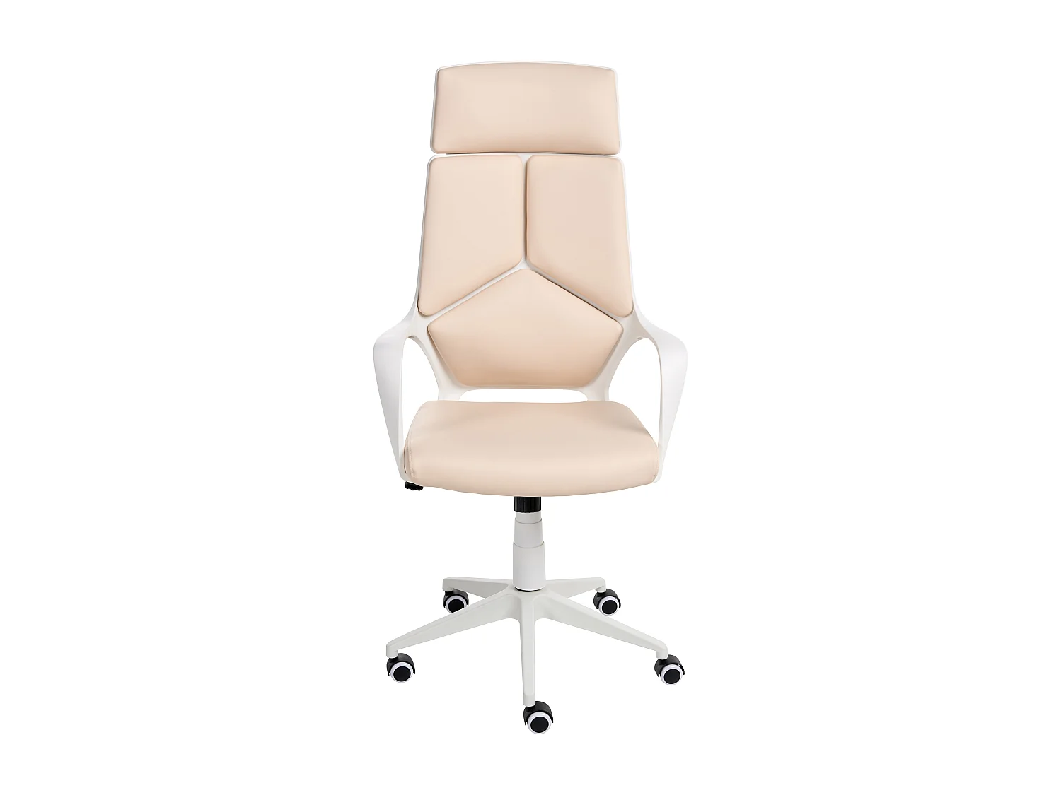 Chaise de bureau DELIGHT Cuir PU Beige clair