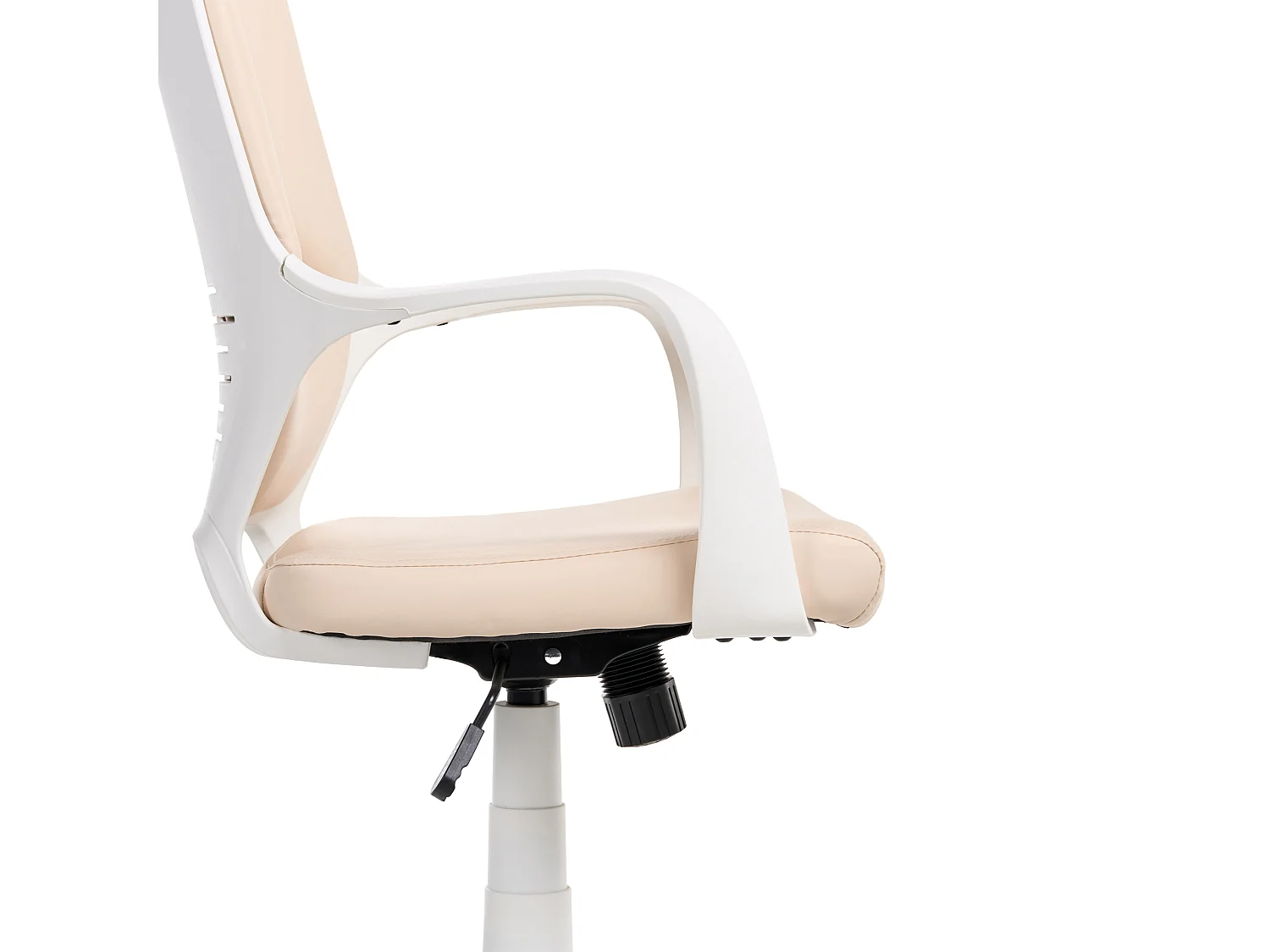 Chaise de bureau DELIGHT Cuir PU Beige clair