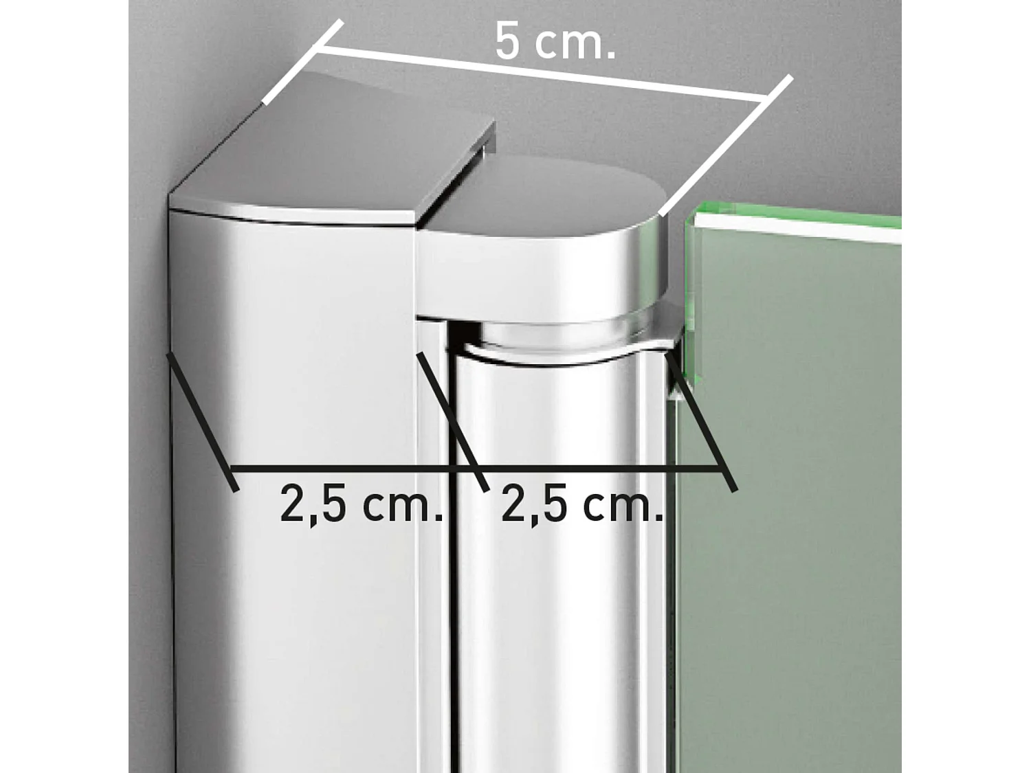 Porte de douche pivotante gauche - Paroi de douche L.80 x H195 cm - Verre trempé 6mm transparent anti calcaire - Blanc Mat - SUPERBAN