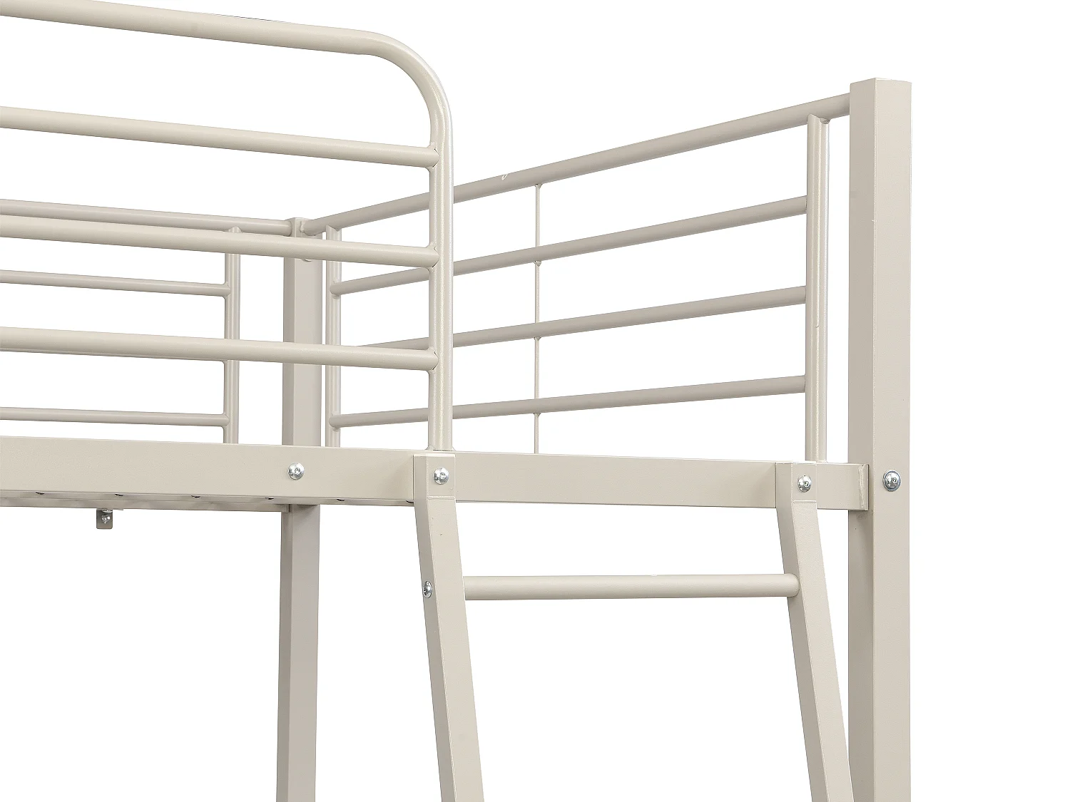 Lit mezzanine 120 x 190 cm – Métal – Beige – METARELO