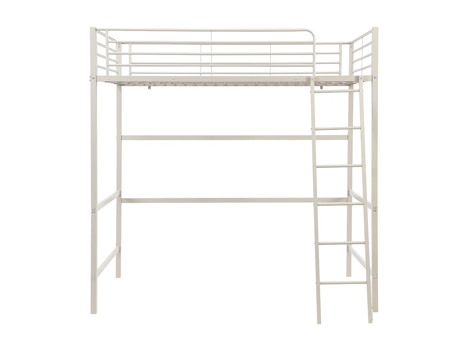 Lit mezzanine 120 x 190 cm – Métal – Beige – METARELO