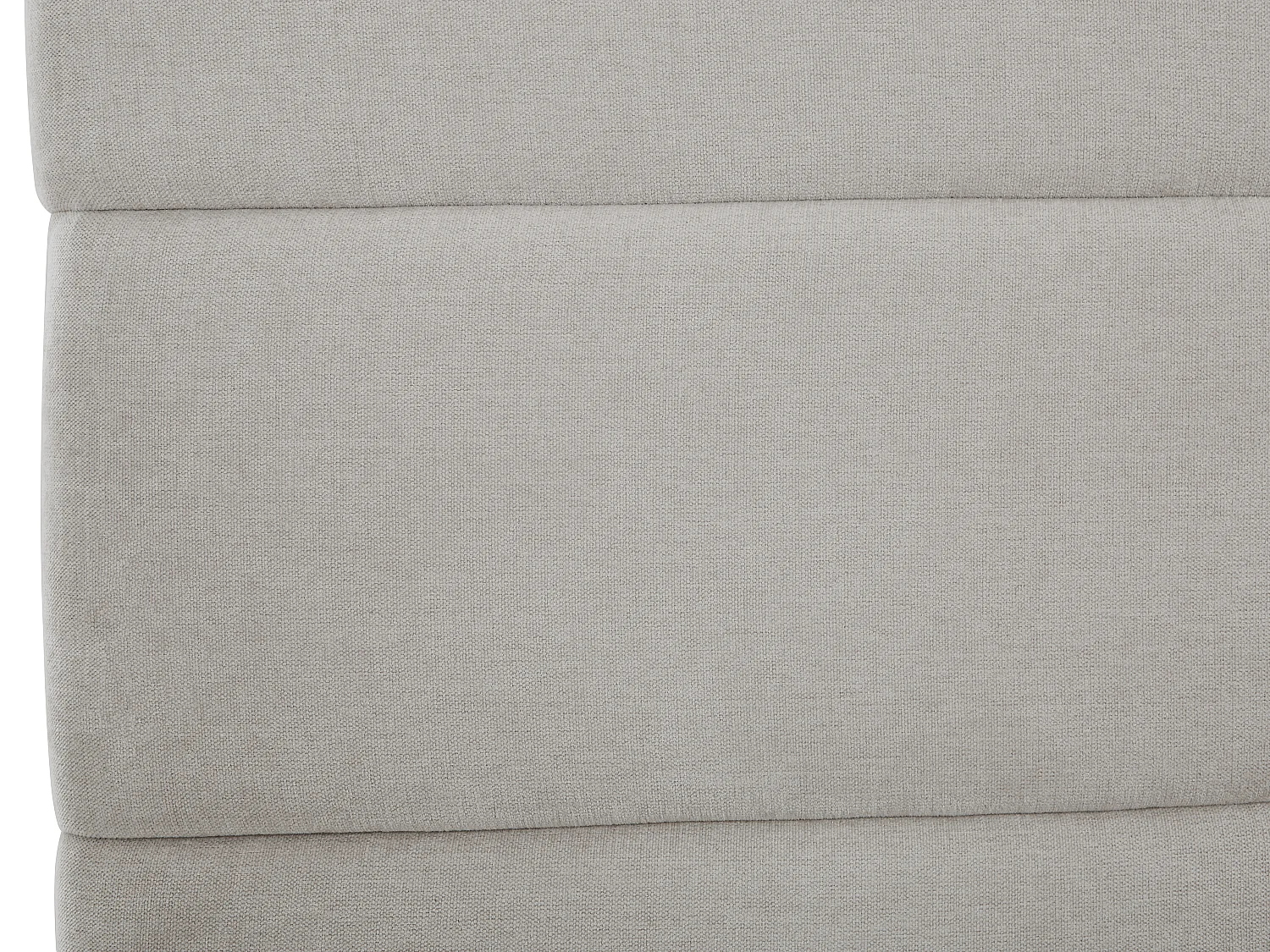 Lit coffre 140 x 190 cm - Tissu - Gris + Matelas - HOPEYA de Pascal Morabito