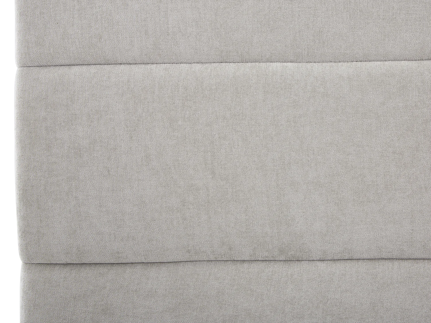 Lit coffre 180 x 200 cm - Tissu - Gris + Matelas - HOPEYA de Pascal Morabito