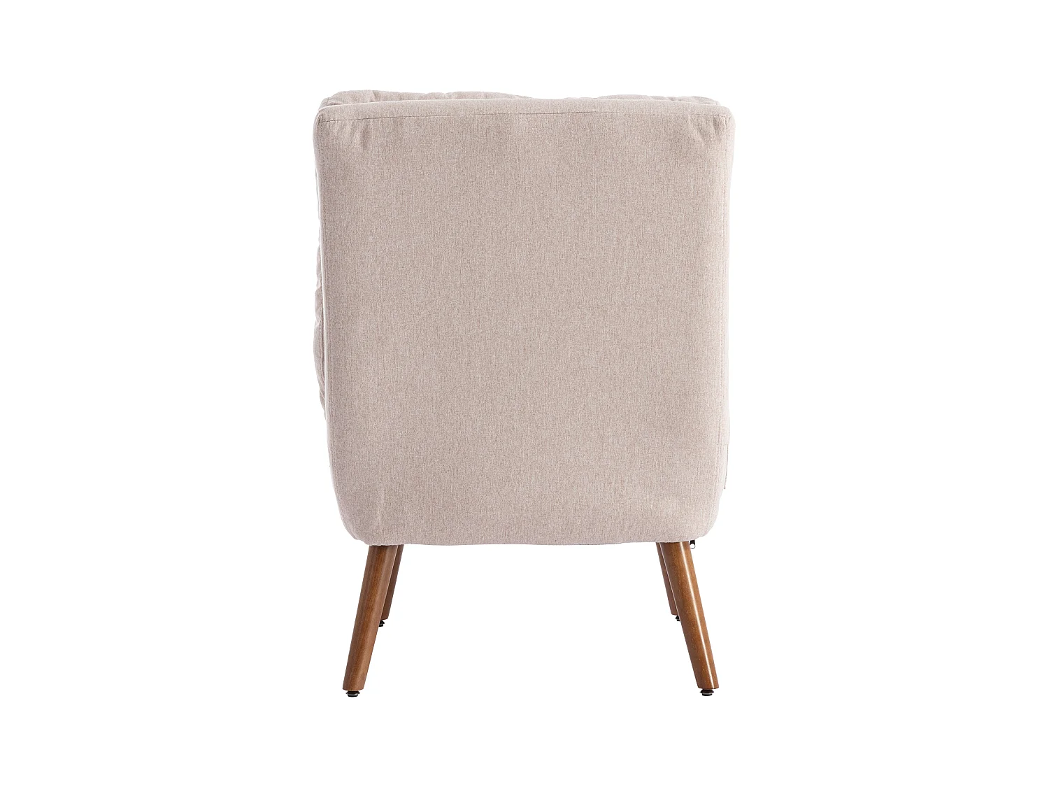 Chaise 67x60x96.5cm Avec repose pieds Dos réglable en 5 niveaux Inclinable Avec supports latéraux Matériel Mousse Beige