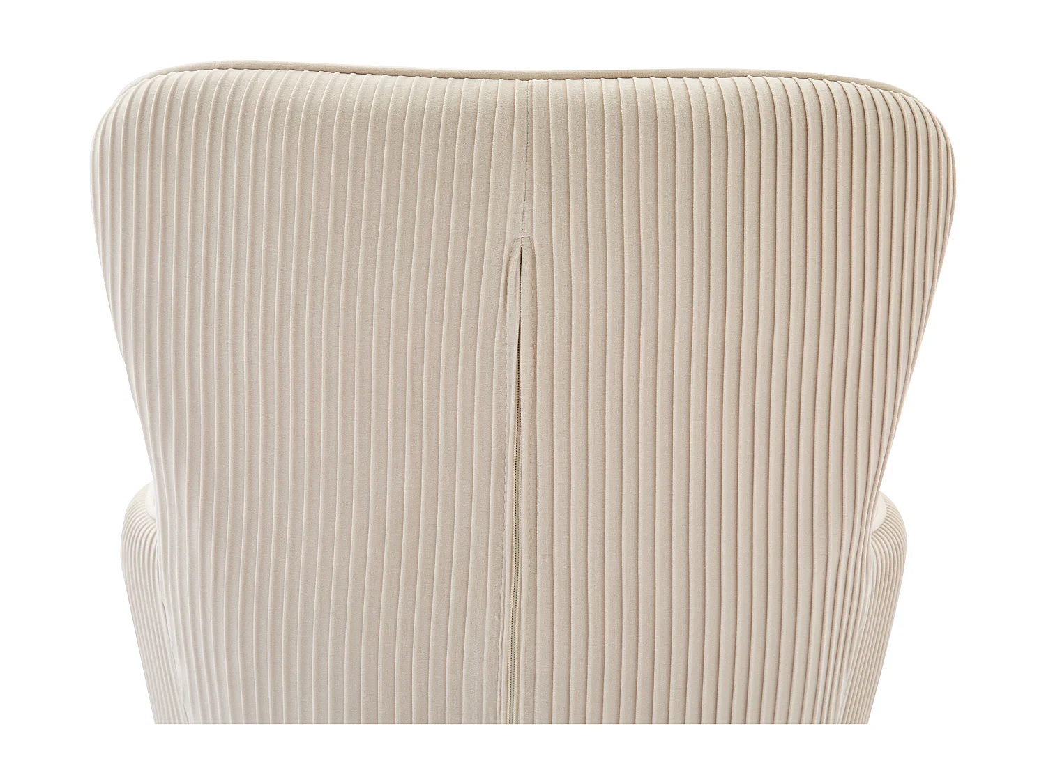 Lot de 2 chaises velours accoudoirs réglables support lombaire pieds métal argent beige salon chambre