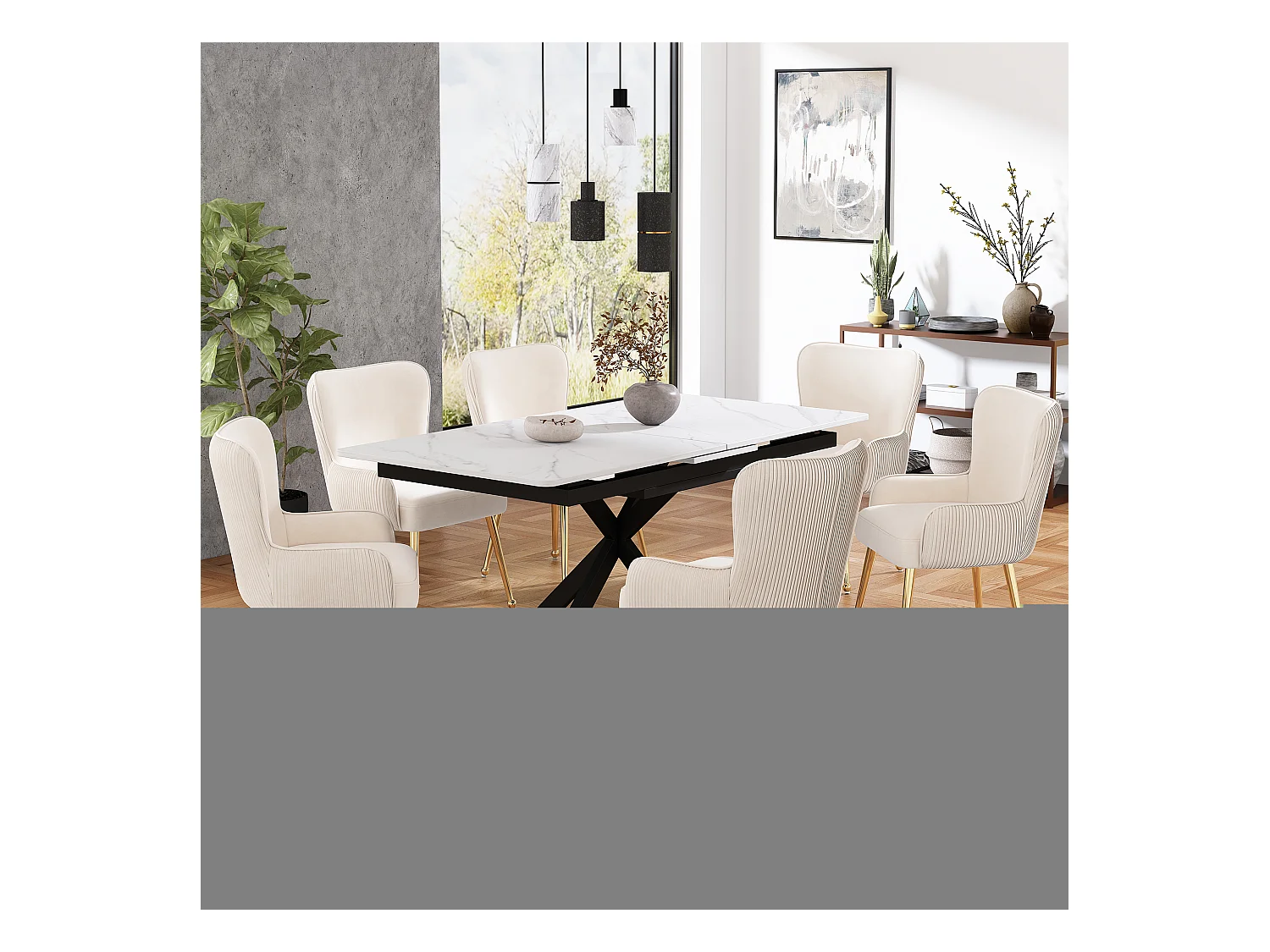 Set van 2 fluwelen stoelen met verstelbare armleuningen lendensteun gouden metalen poten beige woonkamer slaapkamer