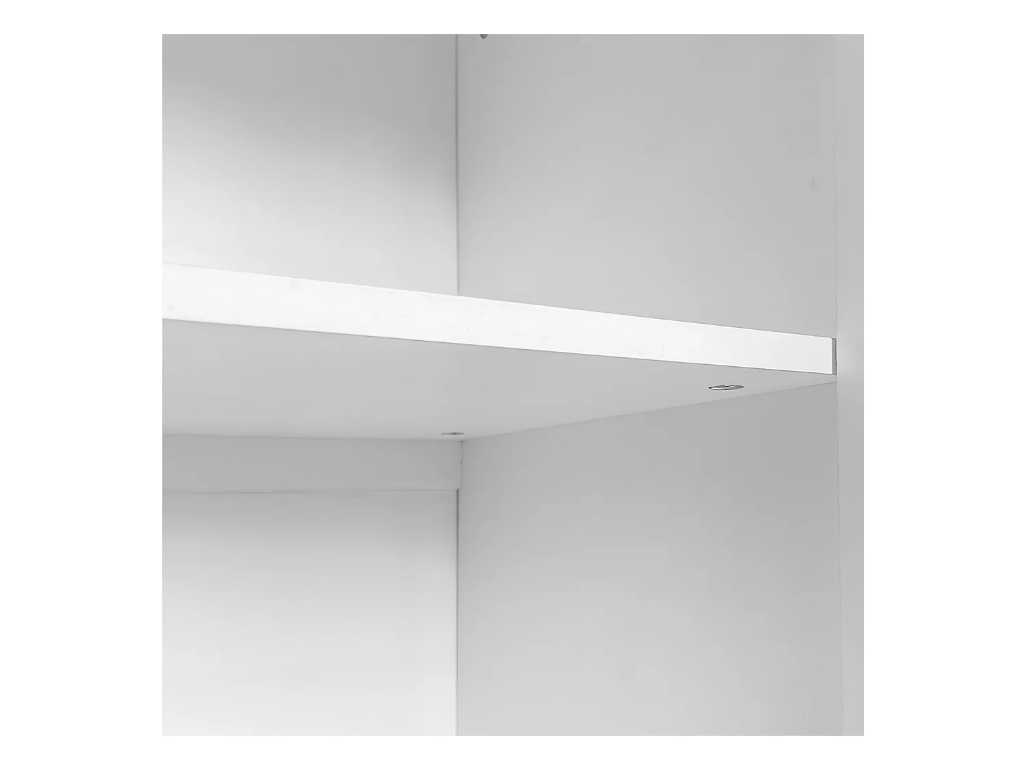 Dressoir 80x40x80,5 cm met vakken, spaanplaat in wit, voor woonkamer