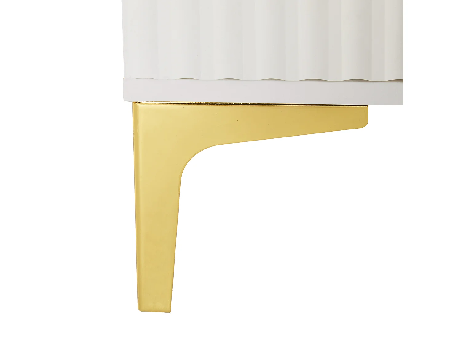 Ensemble vestiaire d'entrée 120x23.5x191.5 cm, rangement multifonction, banquette, panneaux striés brillants, panneaux de particules blanc