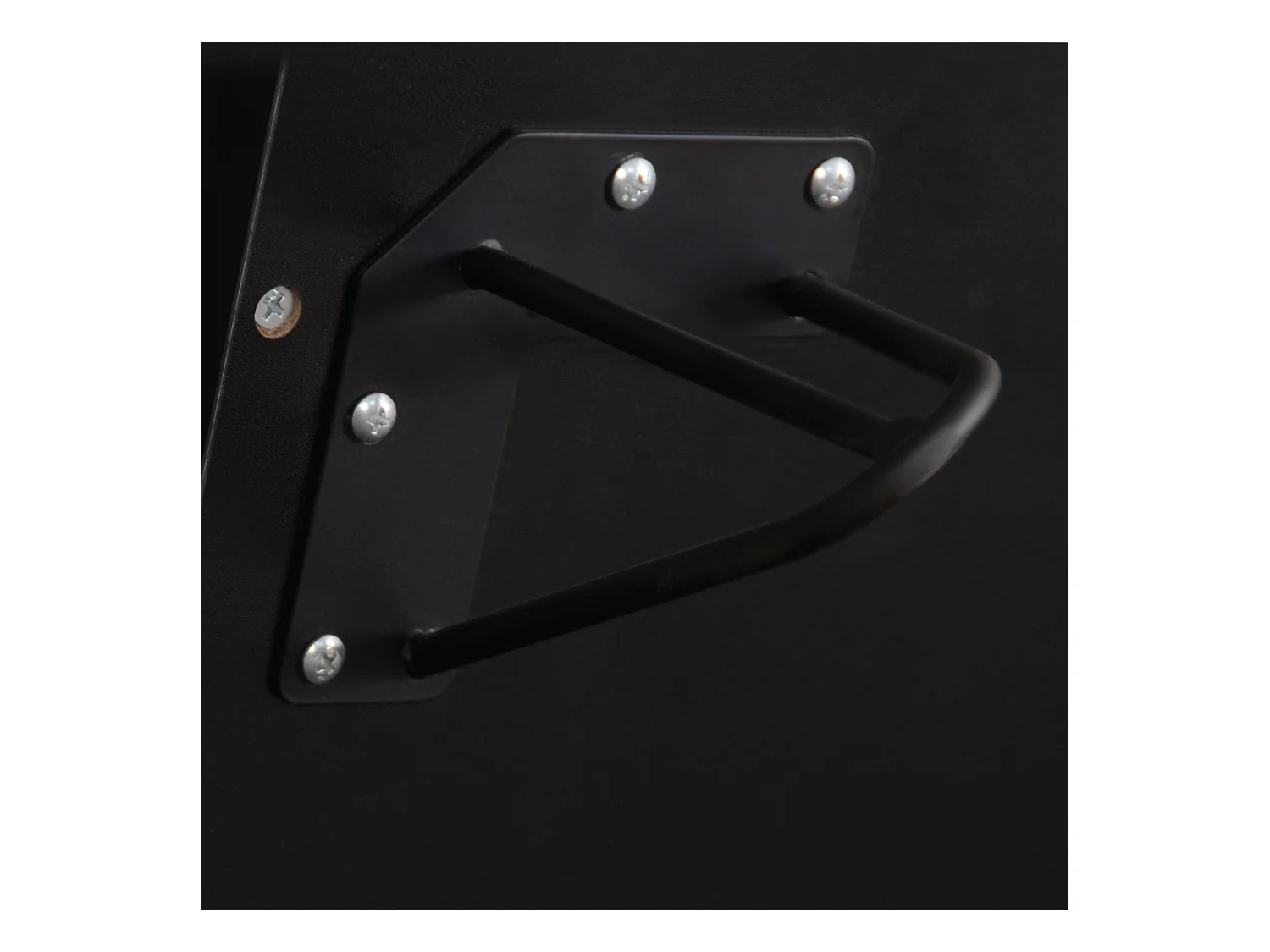 Buffet 90x30x71.5 cm avec tiroirs et étagères réglables panneaux de particules en Couleurs noires et naturelles pour salon