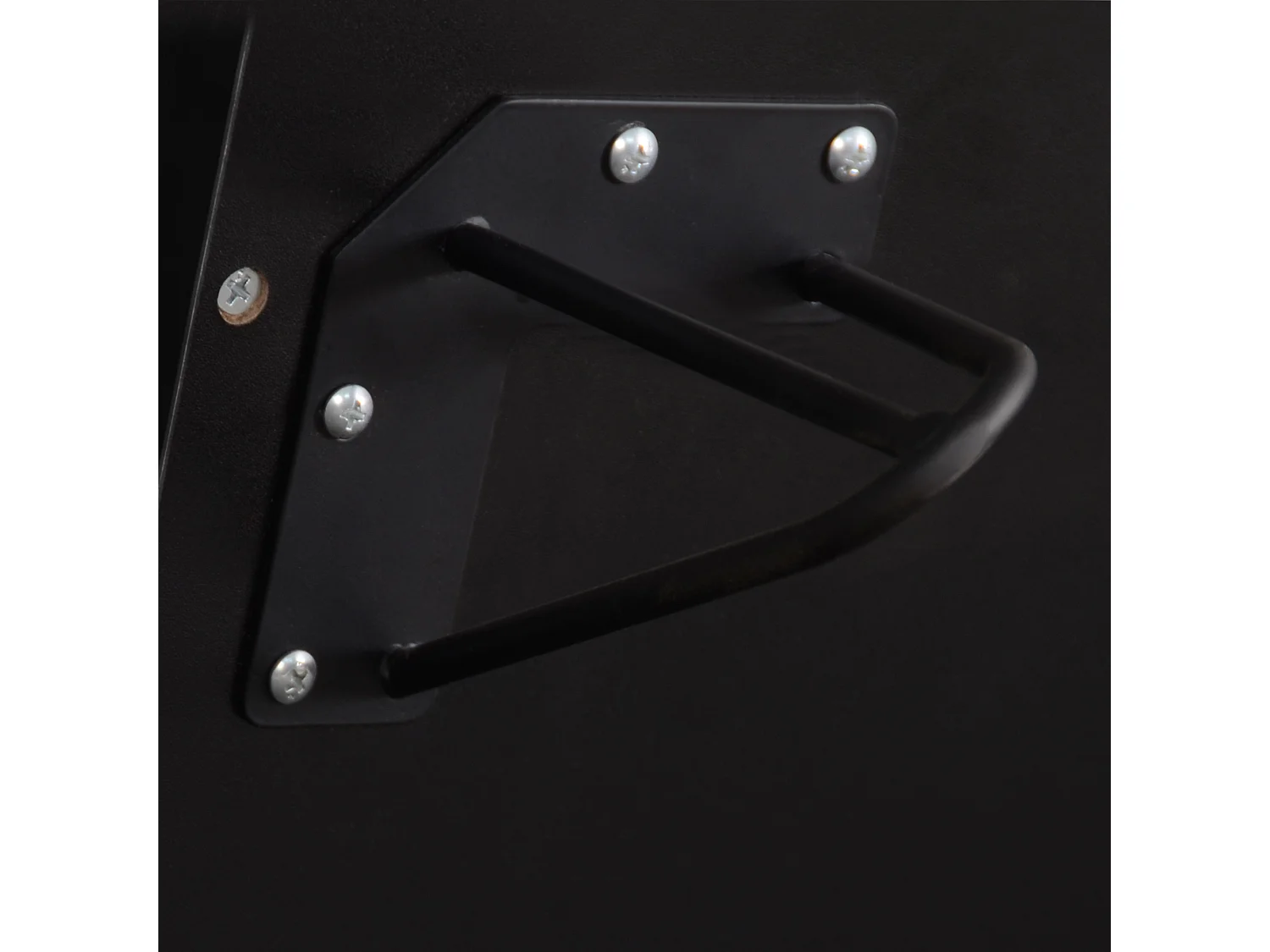 Buffet 90x30x71.5 cm avec tiroirs et étagères réglables panneaux de particules en Couleurs noires et naturelles pour salon