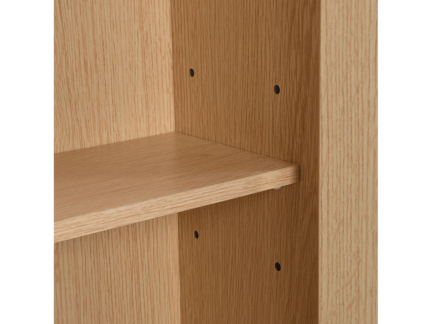 Meuble à chaussures 90x17x125 cm avec trois portes basculantes et un tiroir Matériau MDF Couleur naturelle pour salon