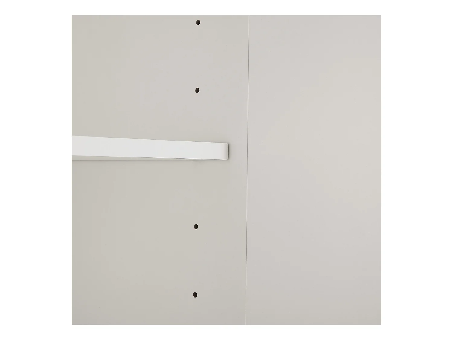 Buffet 80x40x80 cm avec placards de rangement à deux portes panneaux de particules en blanc pour salon